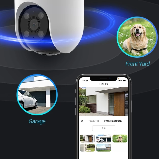 Camera WiFi EZVIZ H8C Pro 2K 3MP