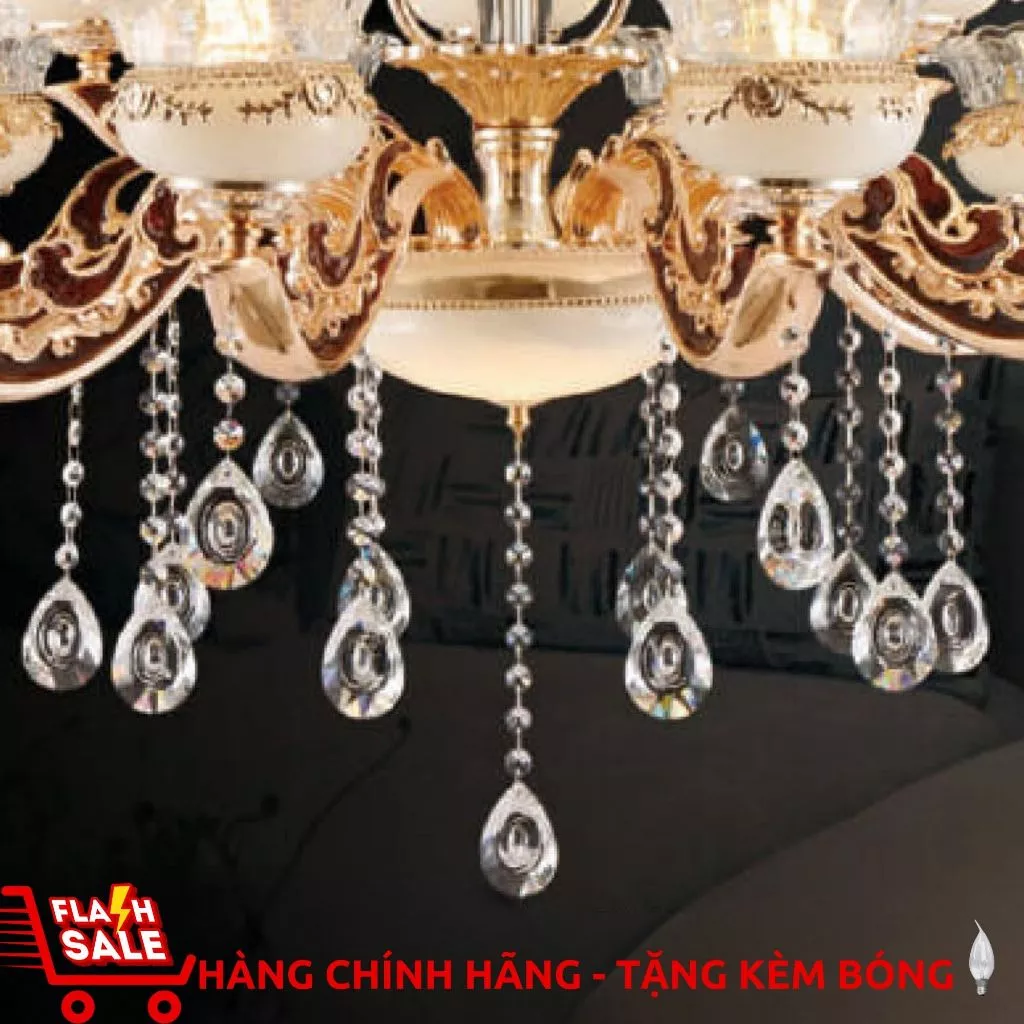 Đèn chùm tân cổ điển 6063/10+5