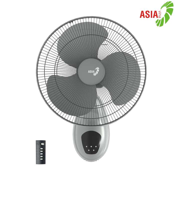  Quạt Treo Tường Asia VY377092 (Remote) - Xám