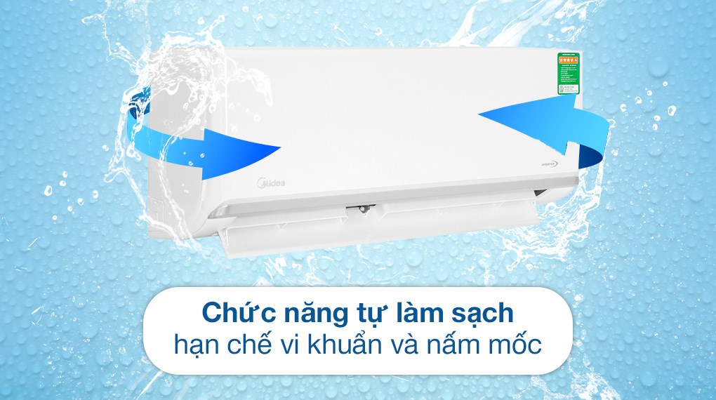 Máy lạnh Midea Inverter 1.5 HP MSAGA-13CRDN8