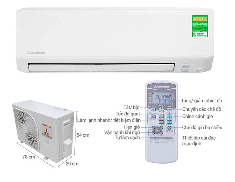Mitsubishi Heavy 2 HP 18000BTU Inverter SRK/SRC18YYP-W5