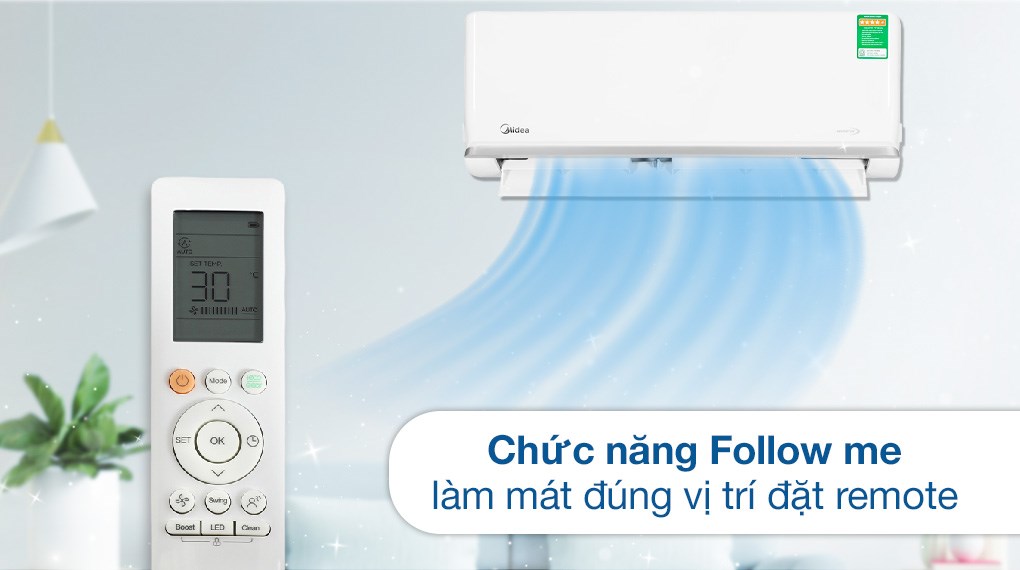 Máy lạnh Midea Inverter 1.5 HP MSAGA-13CRDN8