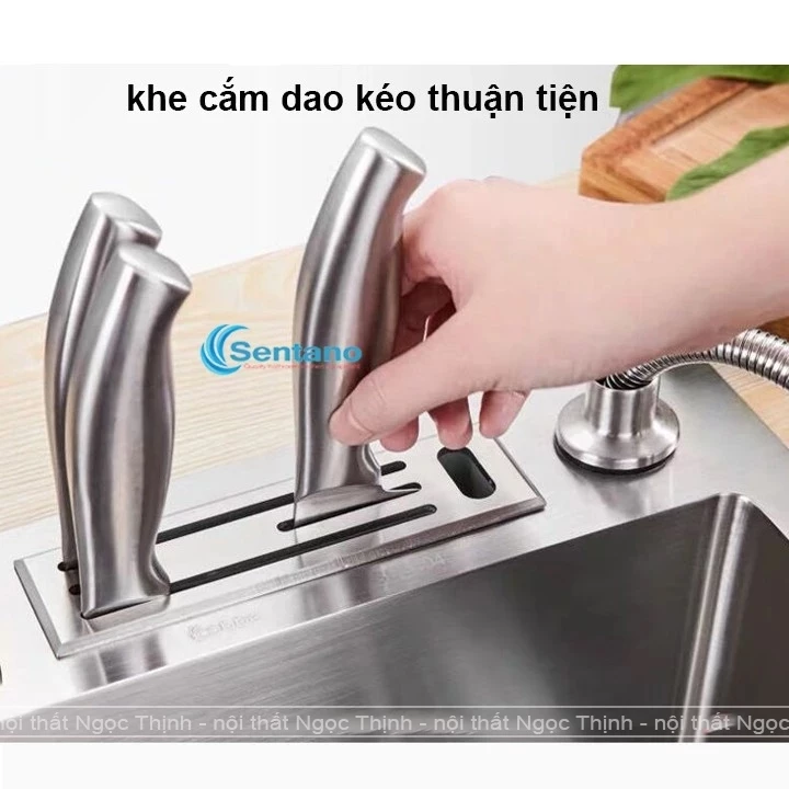 Chậu INOX 304 Đúc 100x48 RDT 