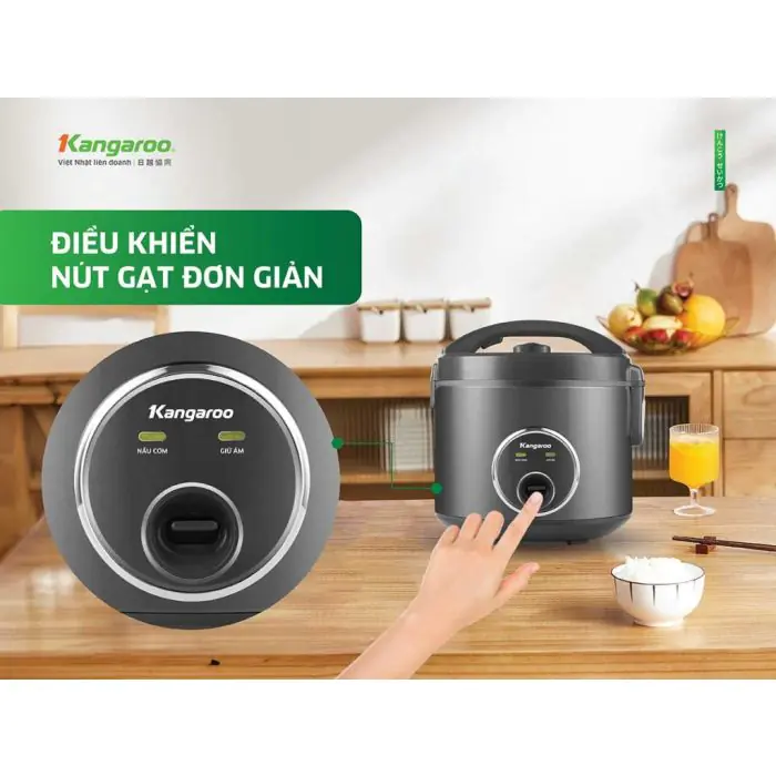 Nồi cơm điện Kangaroo 1.8 lít KGRC18M3
