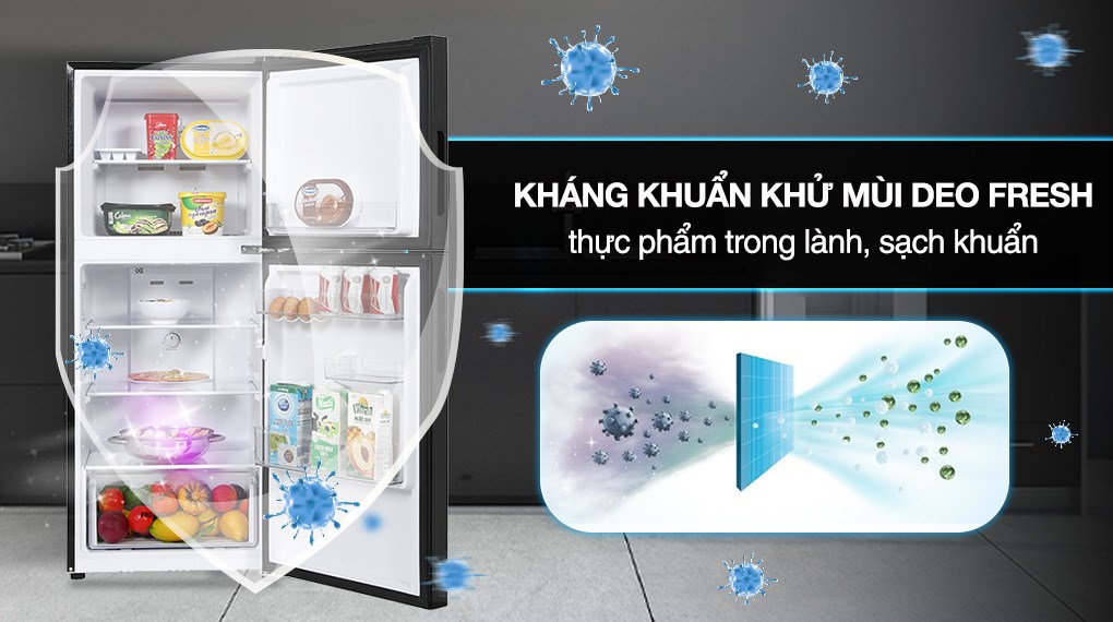 Tủ lạnh Aqua Inverter 189 lít AQR-T220FA(FB)