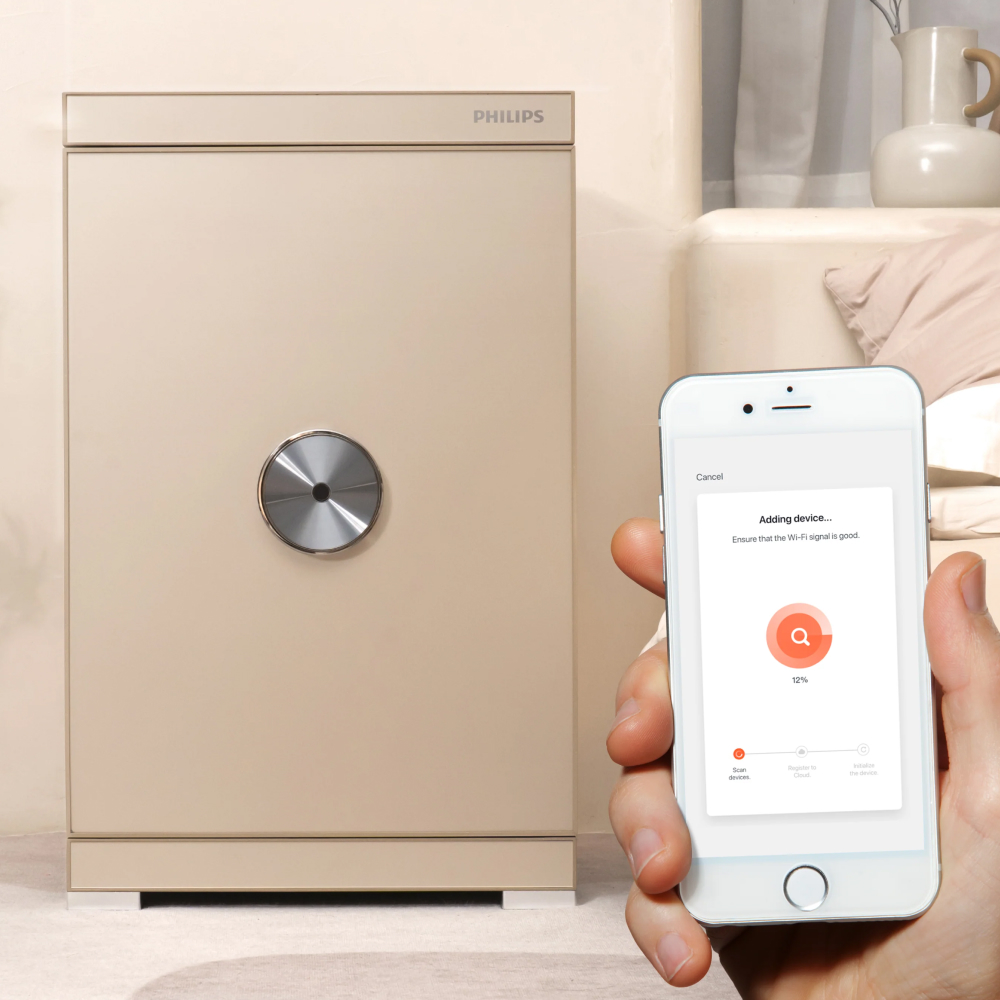 Két sắt Philips SBX602-6CU kết nối wifi - 89kg