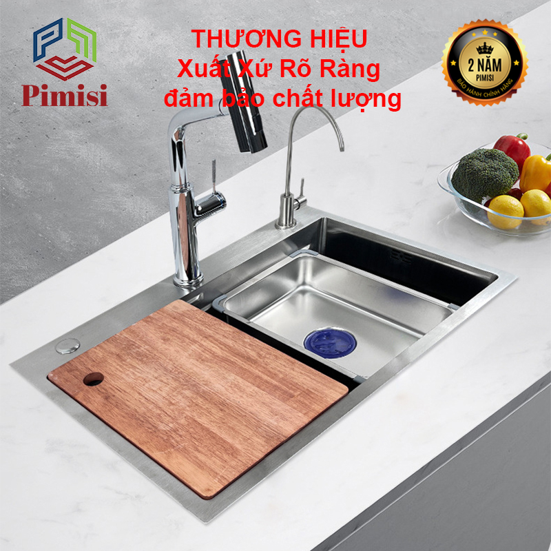 Chậu INOX 304 Mờ 78x46cm