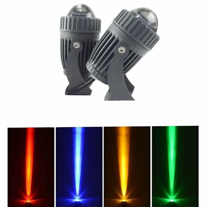 Đèn rọi tường rọi cột rọi cây ngoài trời 10W RGB