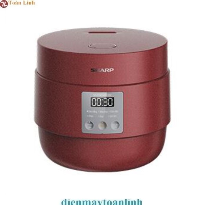 Nồi cơm điện tử Sharp KS-COM100DV-RD dung tích 1 lít