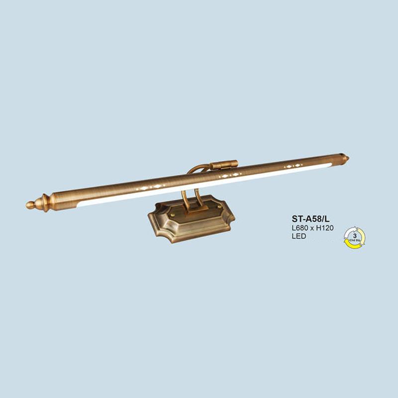 ST-A58/L Đèn soi gương, sọi tranh Andora L680*H120 - LED 3 CĐ 