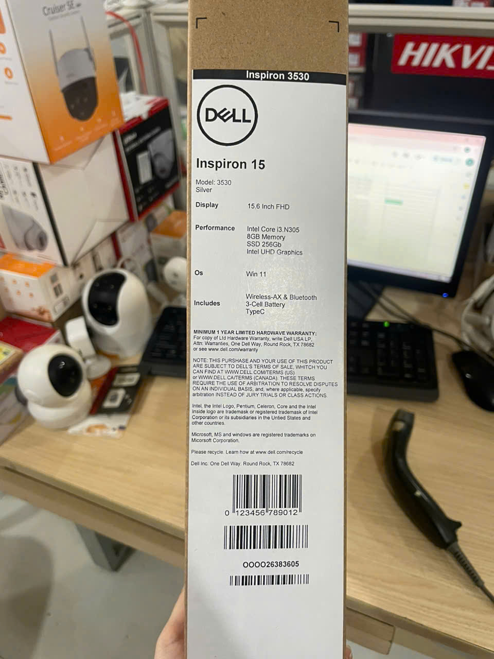 Laptop Dell Inspiron 3530 (Core i3 N305/ 8GB/ 256GB SSD/ 15.6inch Full HD/ Windows 11)