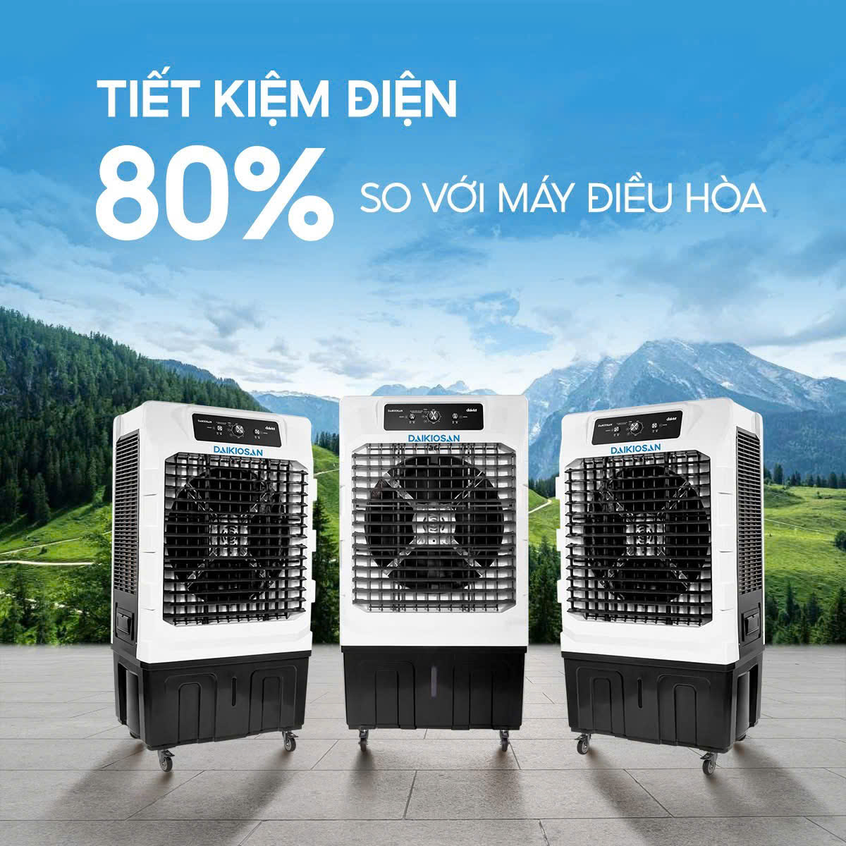 Quạt điều hoà Daikiosan DM204 510W