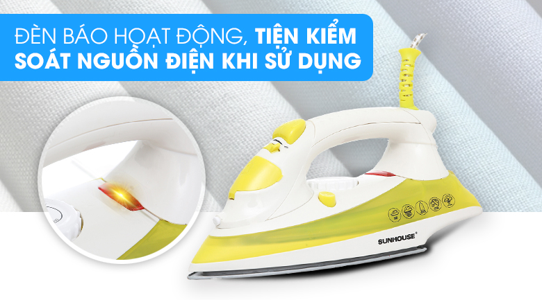 Bàn ủi hơi nước Sunhouse SHD2067 1800W