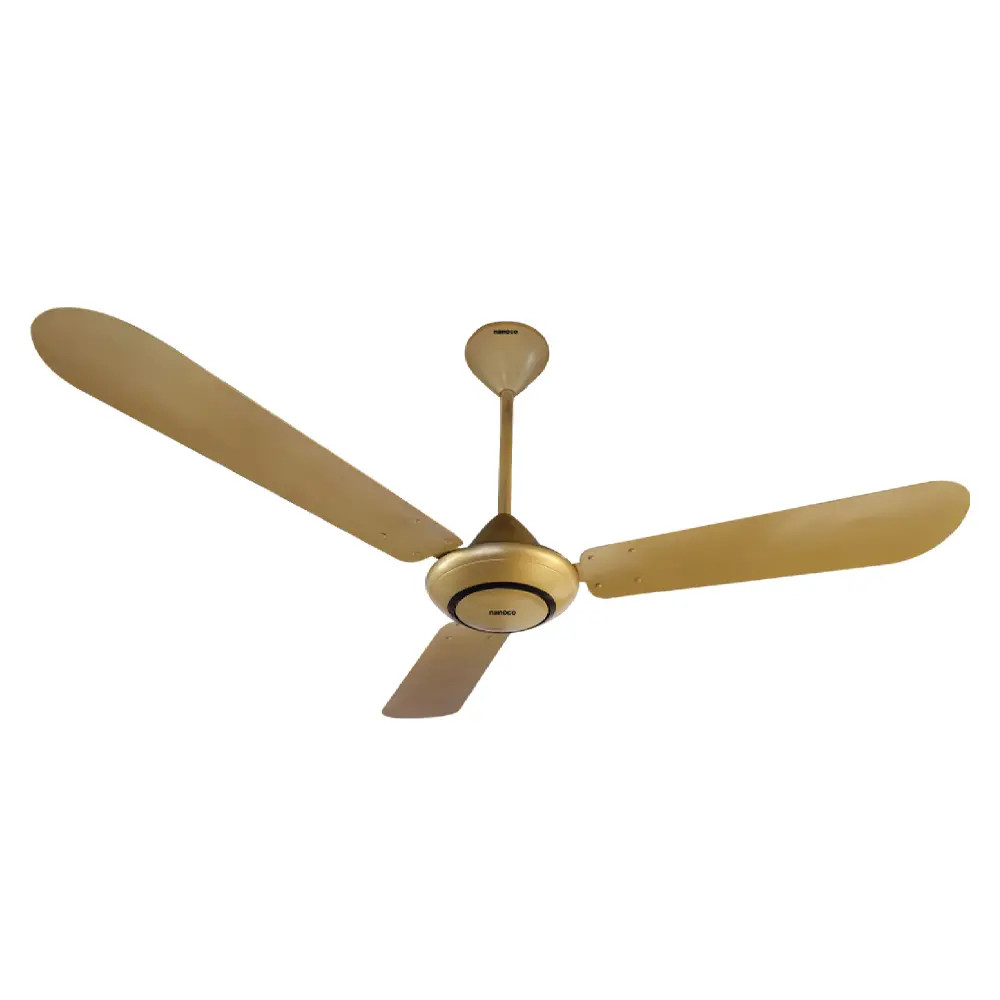 Quạt trần Nanoco NCF5631-GOS 3 Cánh, Ti dài 30cm, Màu Vàng