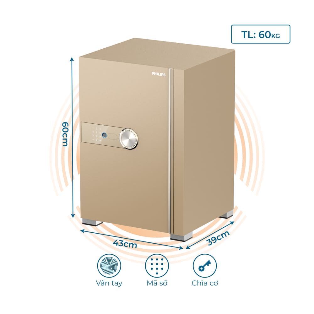Két sắt Philips SBX202 6C0 - 60Kg