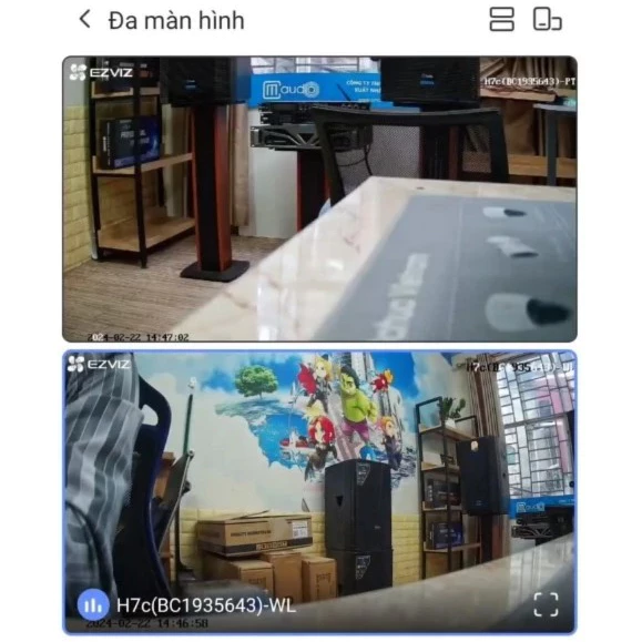 Camera IP ngoài trời 360 độ 6MP Ezviz H9C