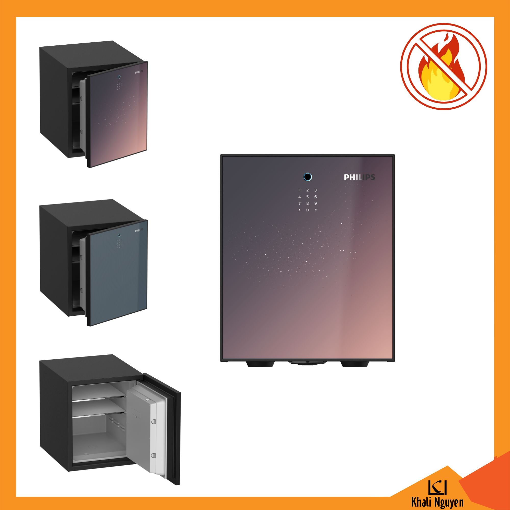 Két sắt chống cháy Phillips SBX501-4C0 | 50Kg