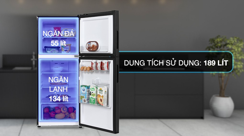 Tủ lạnh Aqua Inverter 189 lít AQR-T220FA(FB)