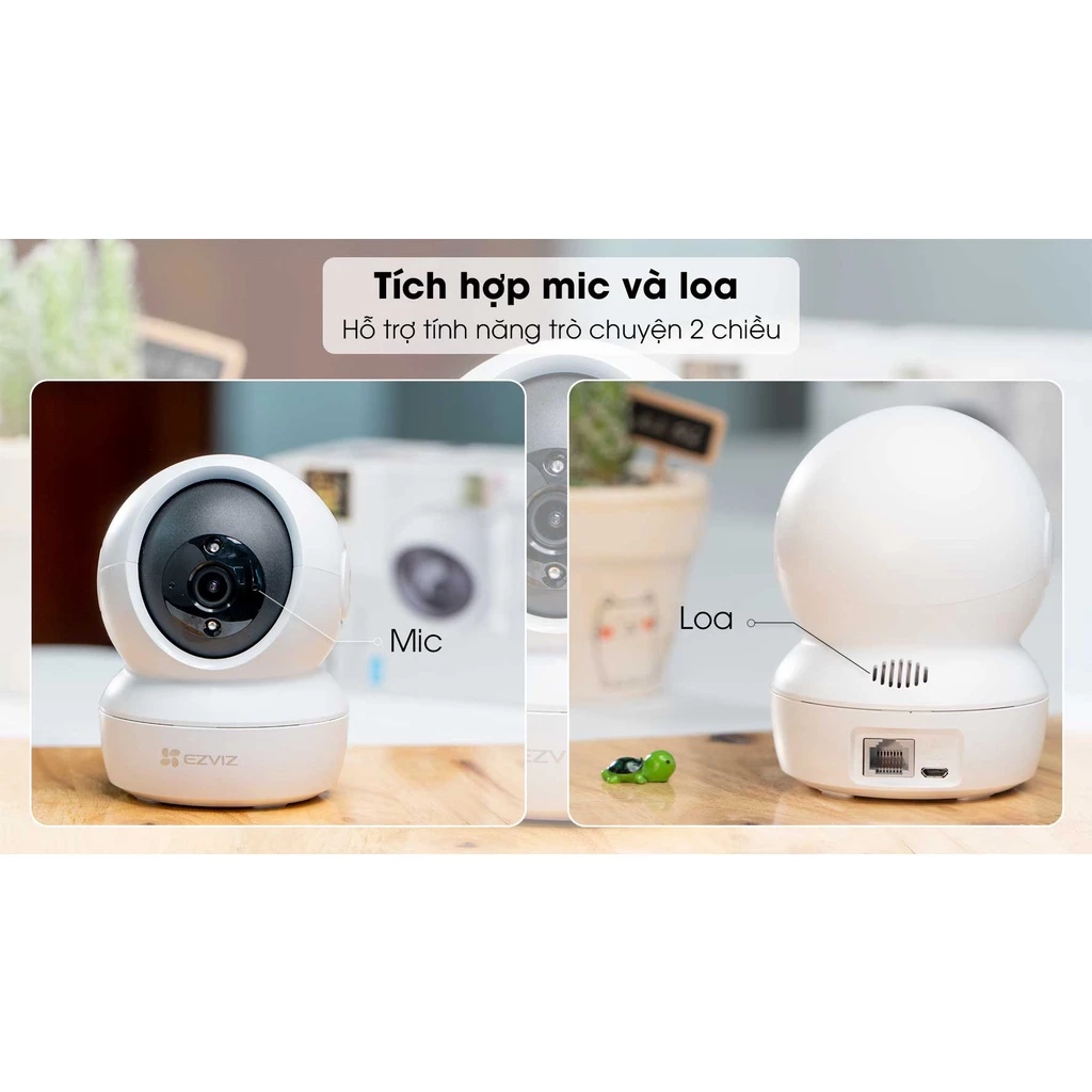Camera Ezviz Xoay 360 Trong Nhà H6C Pro 2K (3.0MP)