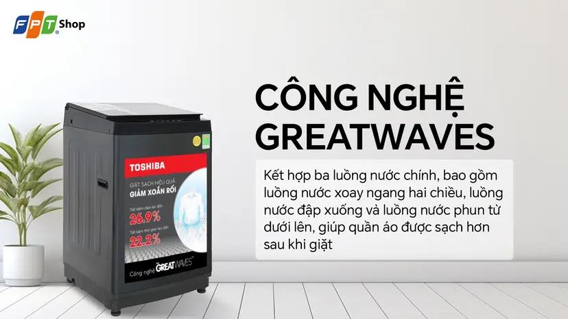 Máy giặt Toshiba Inverter 10 kg AW-DM1100JV(MK)