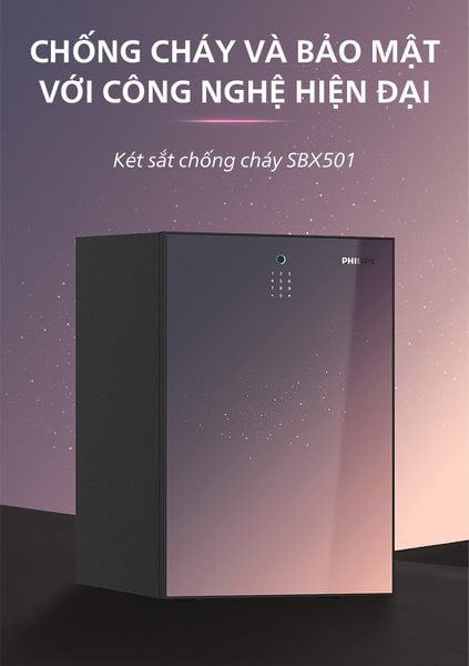 Két sắt chống cháy Philips SBX501-5C0 | 90.9 Kg