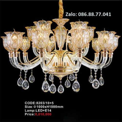 Đèn chùm nến cổ điển 8203/10+5