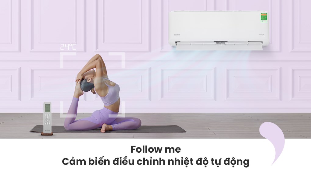 Máy lạnh Comfee Inverter 1.5 HP CFS-13VDGF-V