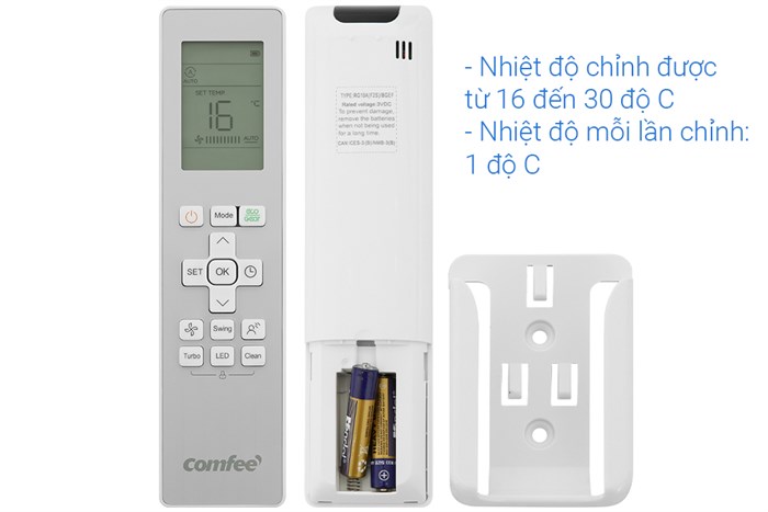 Máy lạnh Comfee Inverter 1.5 HP CFS-13VDGF-V
