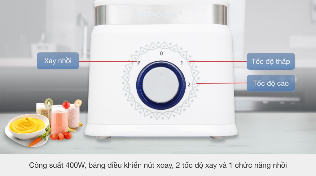 Máy xay sinh tố đa năng Sunhouse SHD5582W