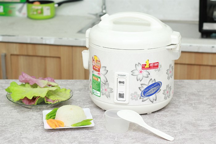 Nồi cơm nắp gài Sharp 1.8 lít KS-N182ETV/N181ETV