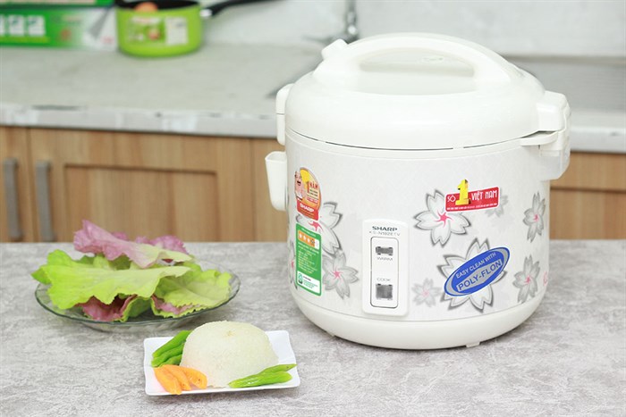 Nồi cơm nắp gài Sharp 1.8 lít KS-N182ETV/N181ETV