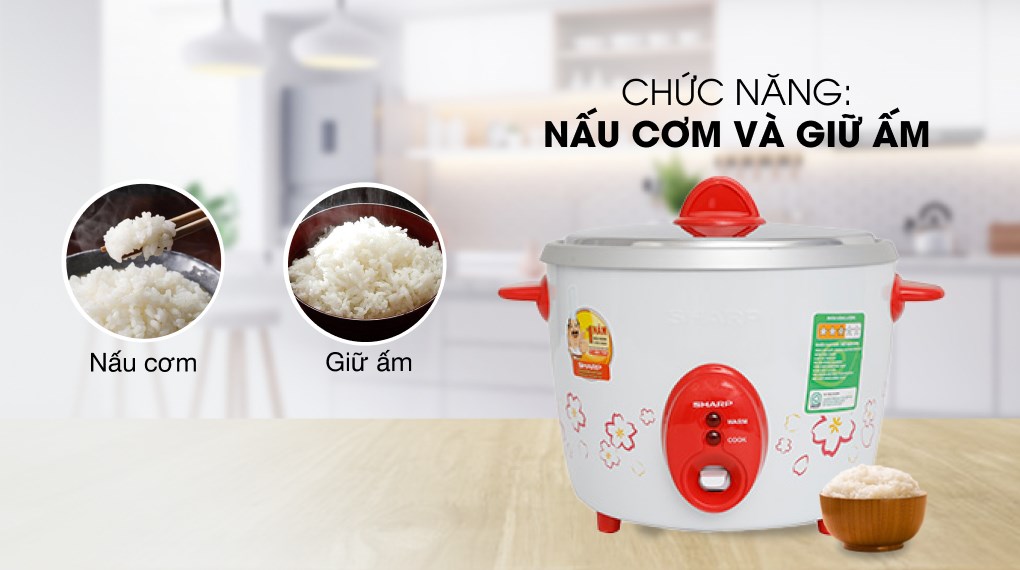 Nồi cơm nắp rời Sharp 2.2 lít KSH-D22V