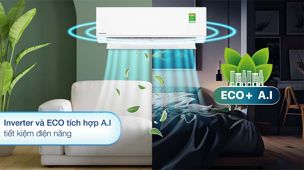 Máy lạnh Panasonic Inverter 1.5 HP CU/CS-XU12ZKH-8