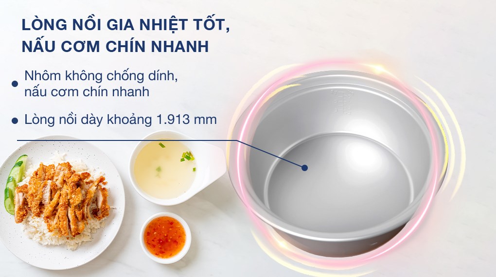 Nồi cơm nắp rời Sharp 7 lít KSH-D77V