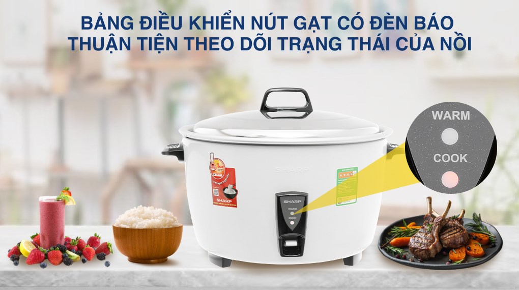 Nồi cơm nắp rời Sharp 7 lít KSH-D77V