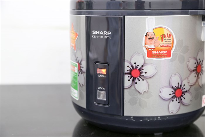Nồi cơm điện Sharp 1.8 lít KS-R181STV