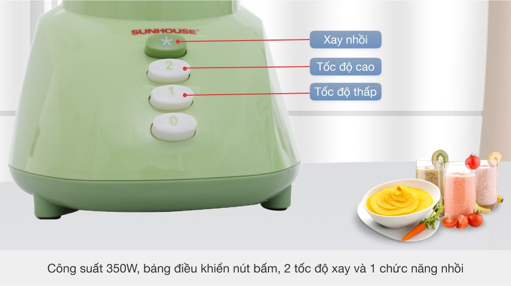 Máy xay sinh tố đa năng Sunhouse SHD 5112 Xanh