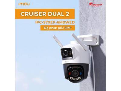 Camera Wifi ngoài trời 6MP iMOU IPC-S7XEP-6M0WED [2 ống kính, quay quét]