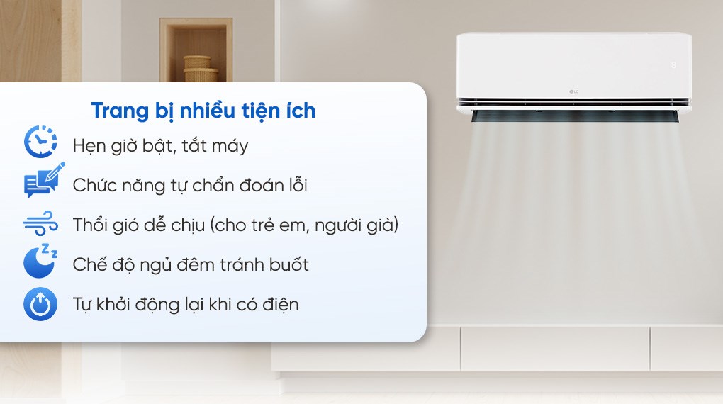 Máy lạnh LG Inverter 1 HP IDC09M2