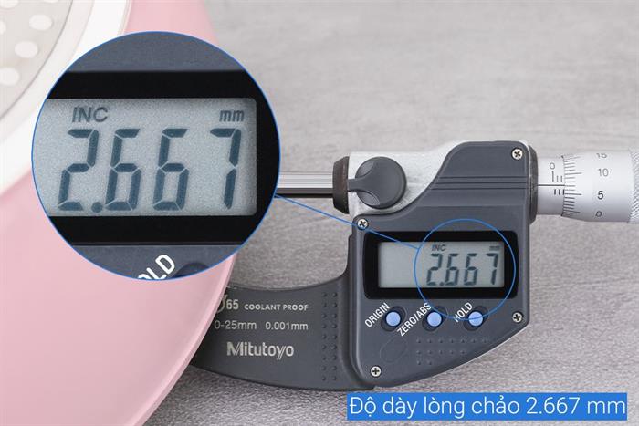 Chảo nhôm chống dính đáy từ 24 cm Sunhouse Healthy SHG24MP