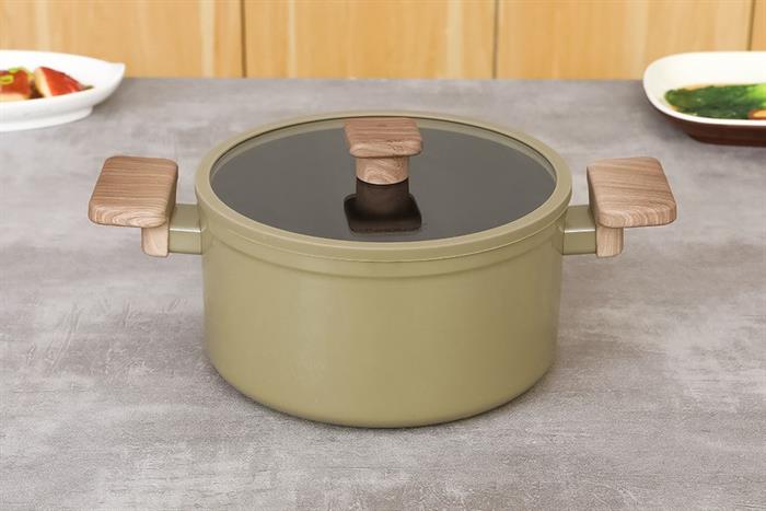 Bộ 3 nồi nhôm chống dính nắp kính Sunhouse ST2210P 