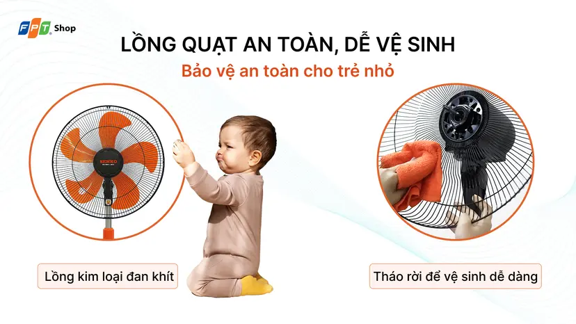 Quạt đứng Senko 5 cánh DCN1807 75W