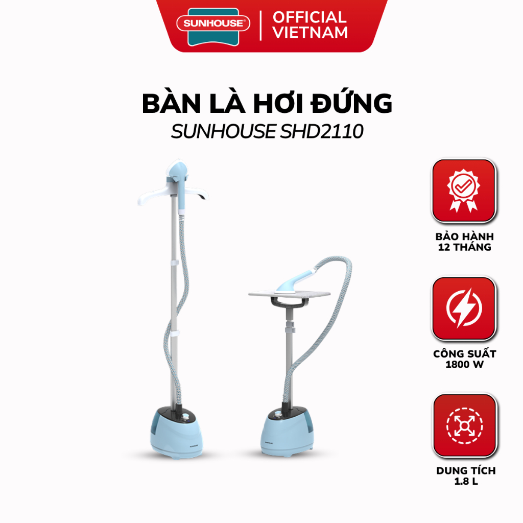 Bàn là hơi đứng Sunhouse SHD2110