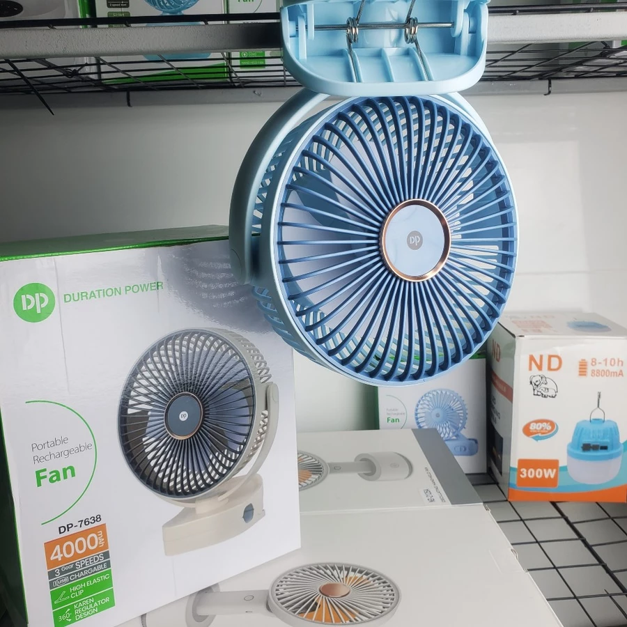 QUẠT SẠC MINI KẸP DP-7638