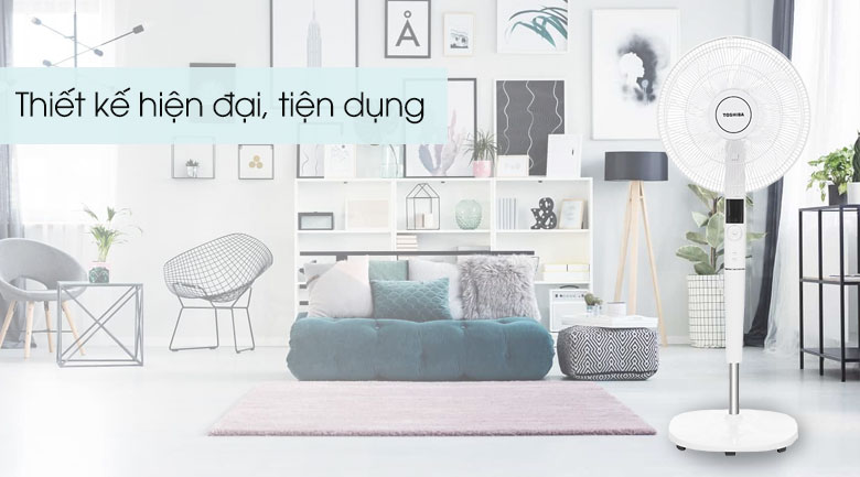 Quạt đứng Toshiba 9 cánh F-LSD30(W)VN 30W