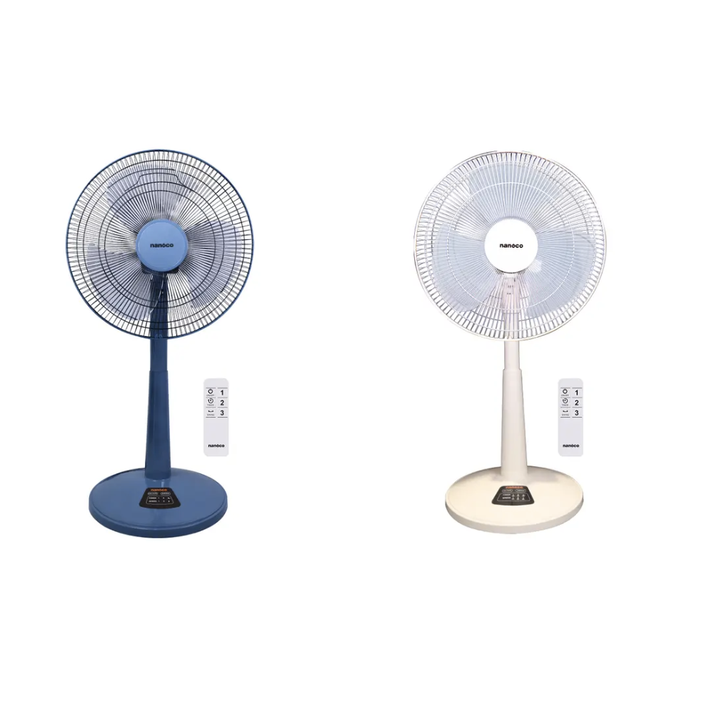 Quạt lửng Nanoco NLF1624RC-BE Remote