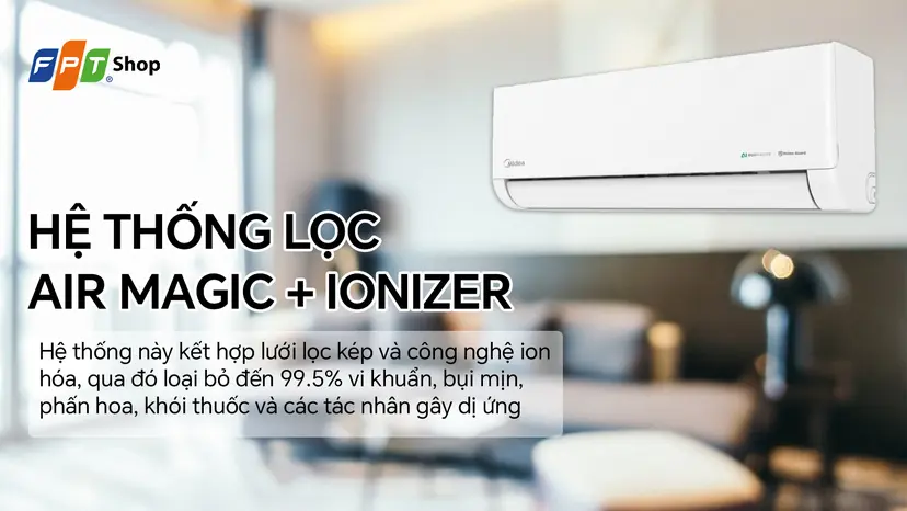 Máy lạnh Midea Celest Inverter 1 HP MSCE-10CRFN8