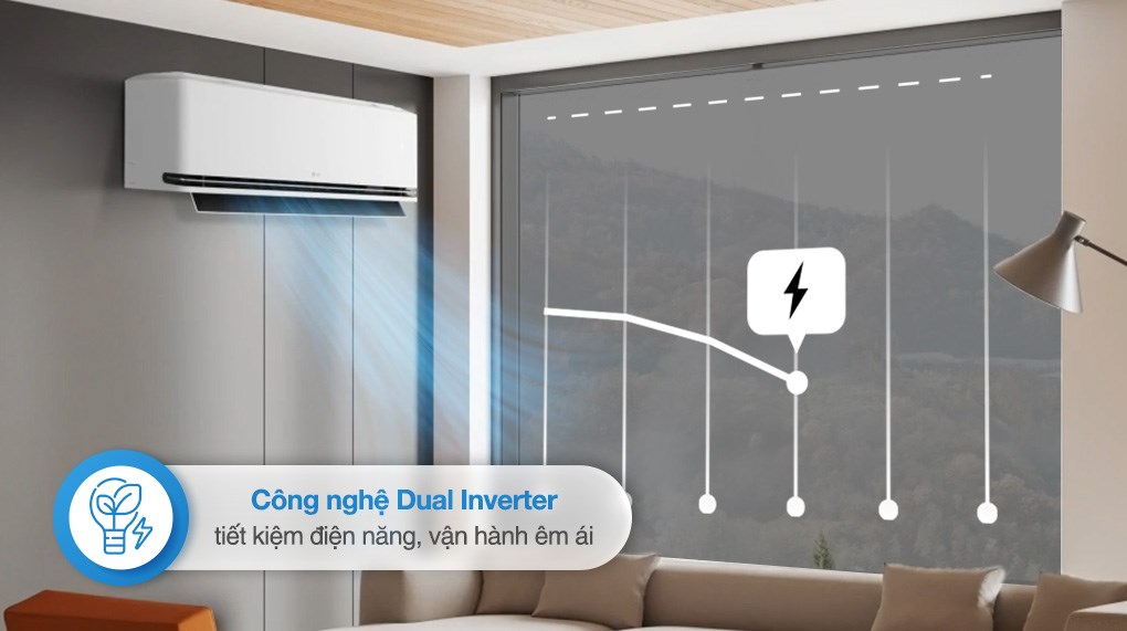 Máy lạnh 2 chiều LG Inverter 1.5 HP IDH12M1