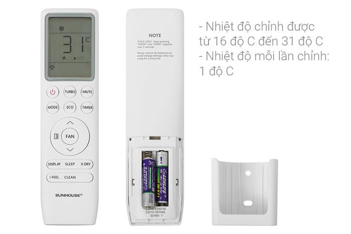 Máy lạnh Sunhouse Inverter 1 HP SHR-AW09IC650