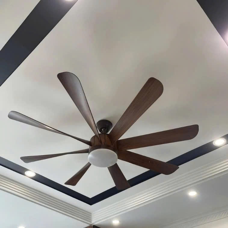 Quạt trần trang trí 8 cánh, đèn LED Nanoco NCFD6089L